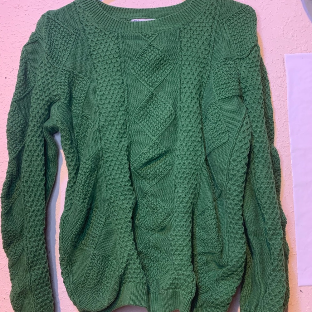 Vintage Blair Green Knit Sweater